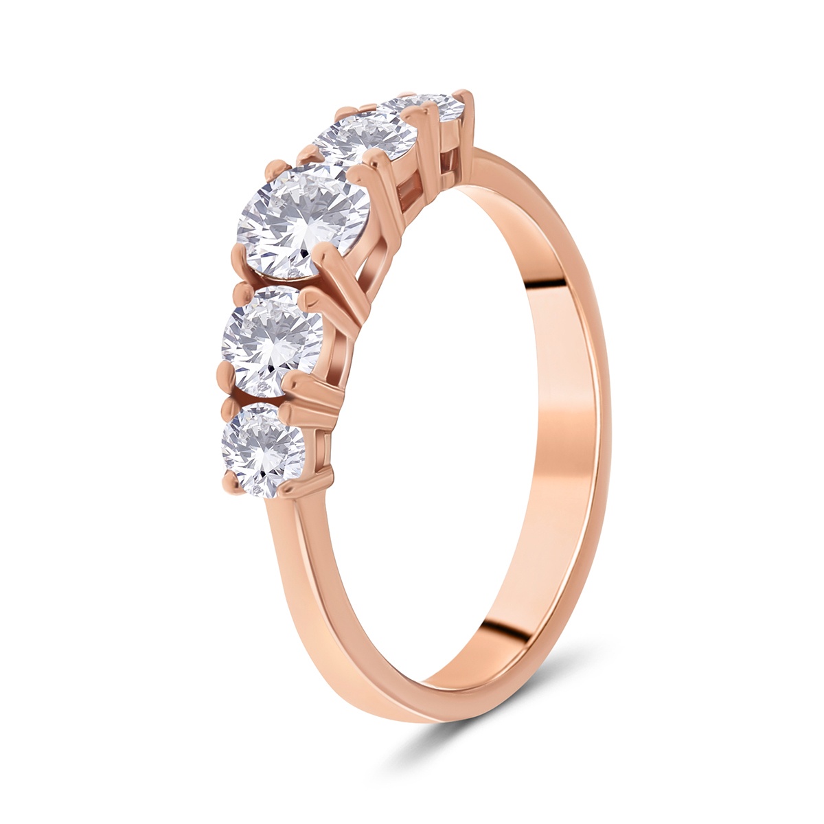 Inel din aur de 18k cu diamante naturale de 1.07 ct