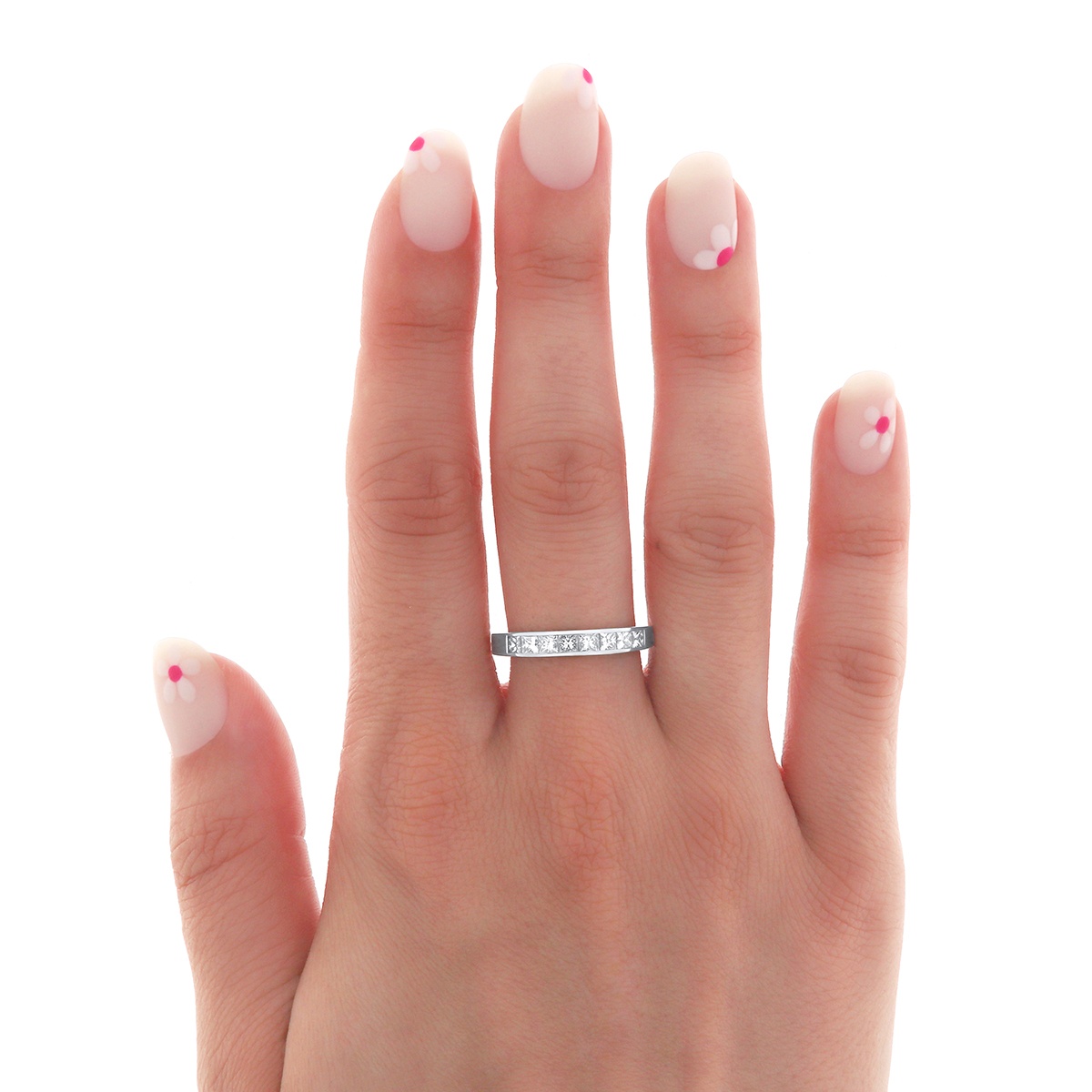 Inel din platină cu diamante naturale de 0.75 ct - 3 | YEO