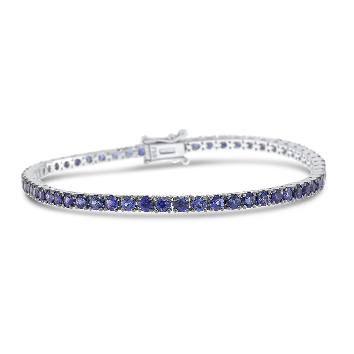 Bratara din aur de 18k cu safire naturale de 6.10 ct