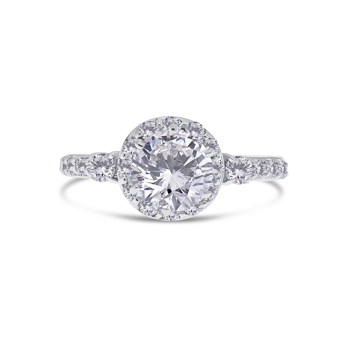 Inel din aur cu diamante naturale de 1.51 ct și 0.52 ct - 2 | YEO