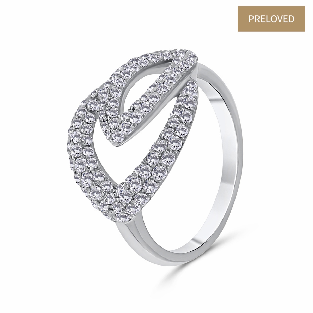 Inel din aur de 14k cu diamante naturale de 0.80 ct