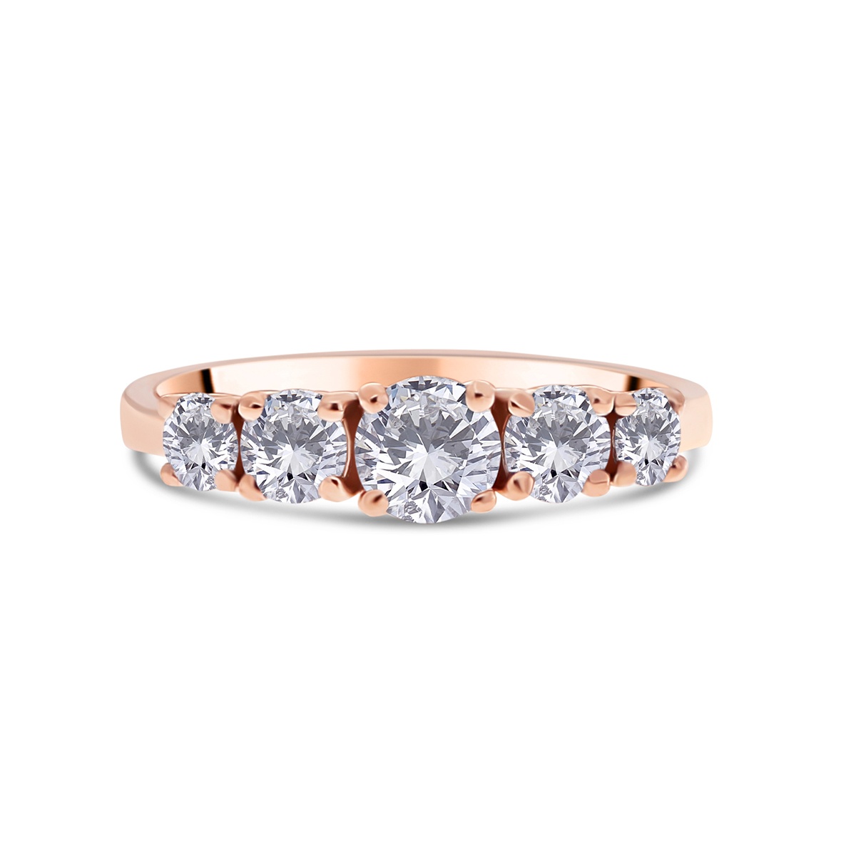 Inel din aur de 18k cu diamante naturale de 1.07 ct - 1 | YEO
