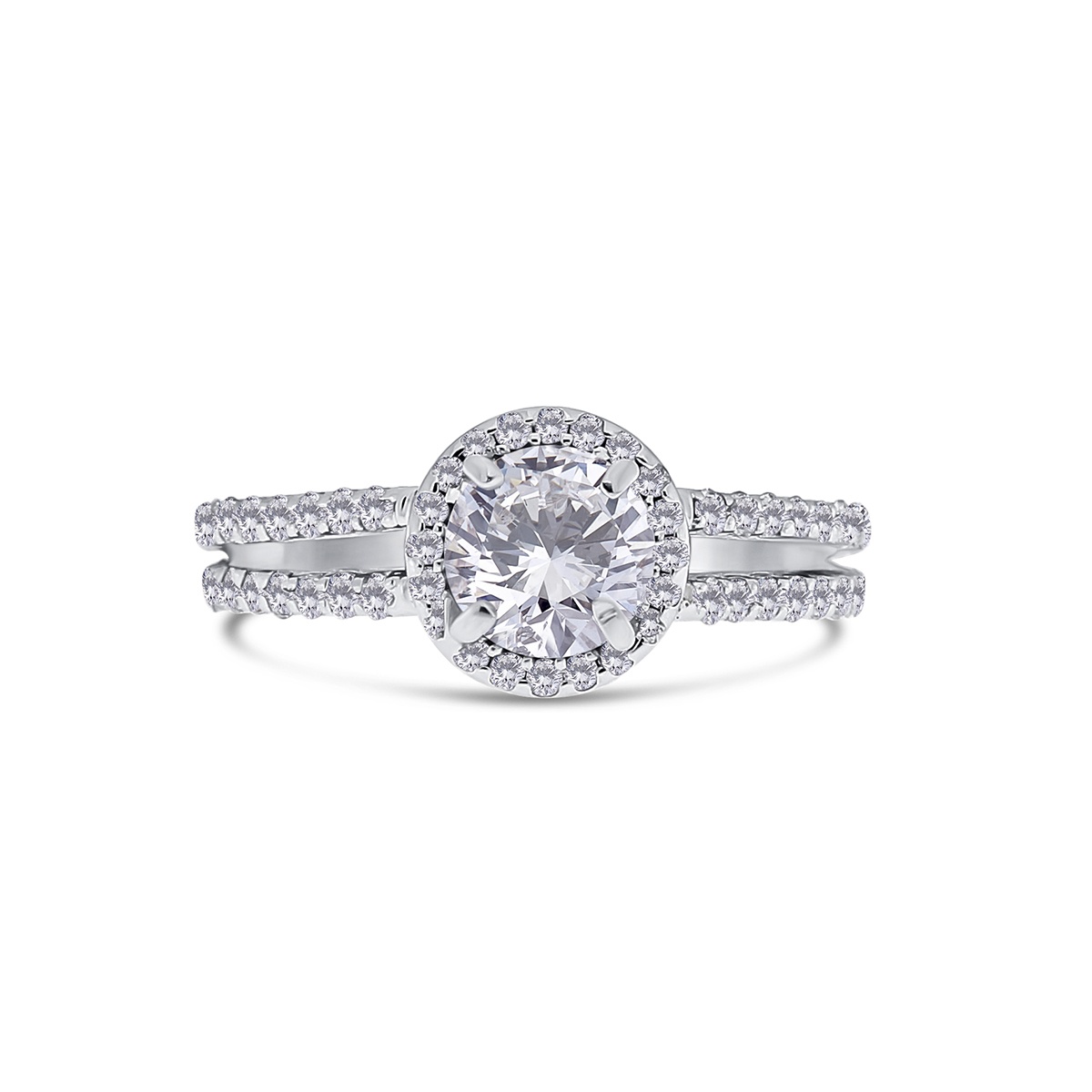 Inel din aur de 14k cu diamante naturale de 0.90 ct și 0.67 ct - 3 | YEO