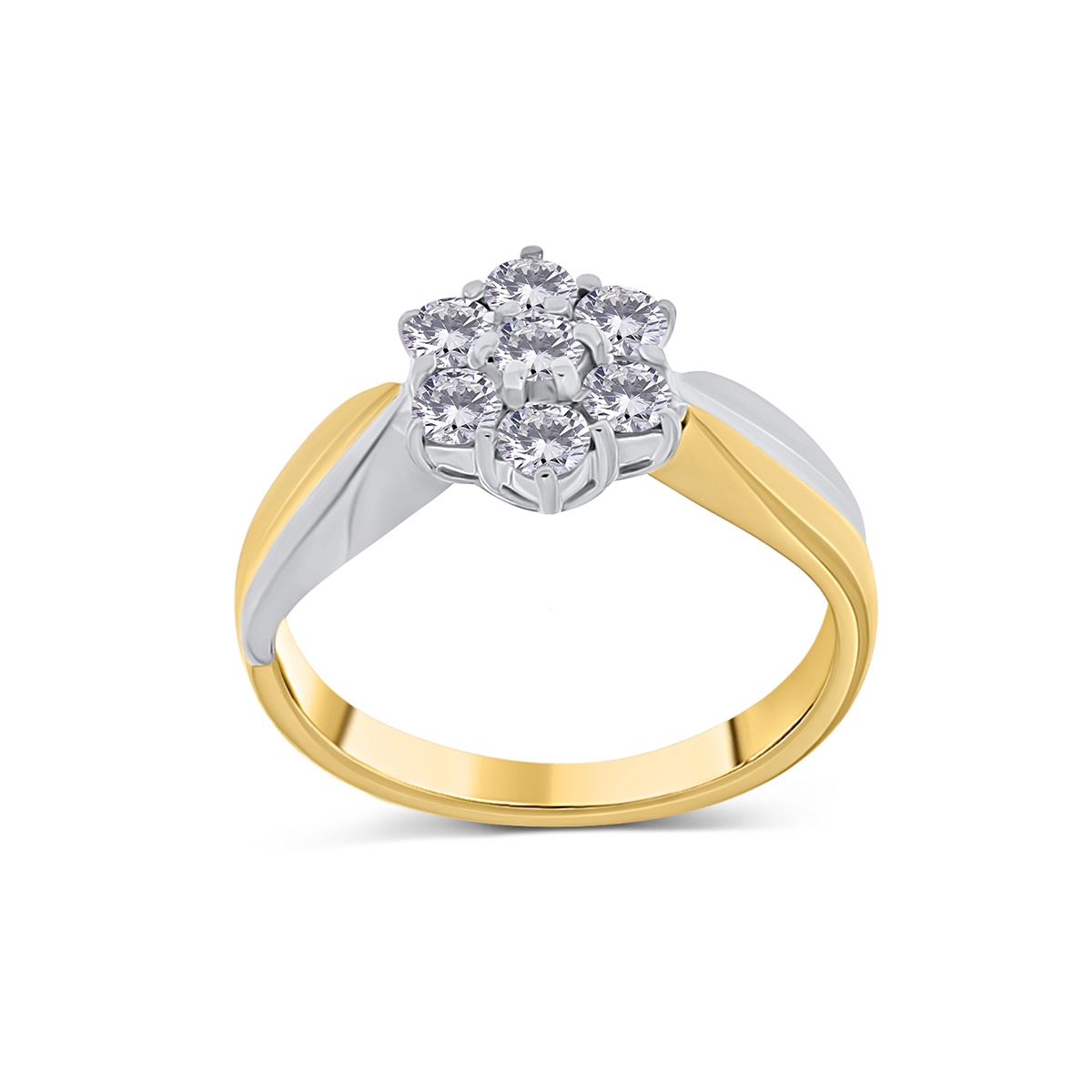 Inel din aur de 18k cu diamante naturale de 0.43 ct - 1 | YEO