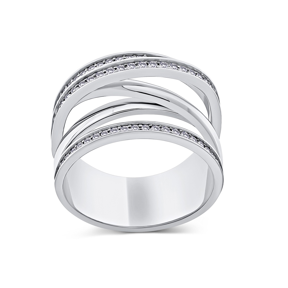 Inel din aur de 18k cu diamante naturale de 0.44 ct - 2 | YEO