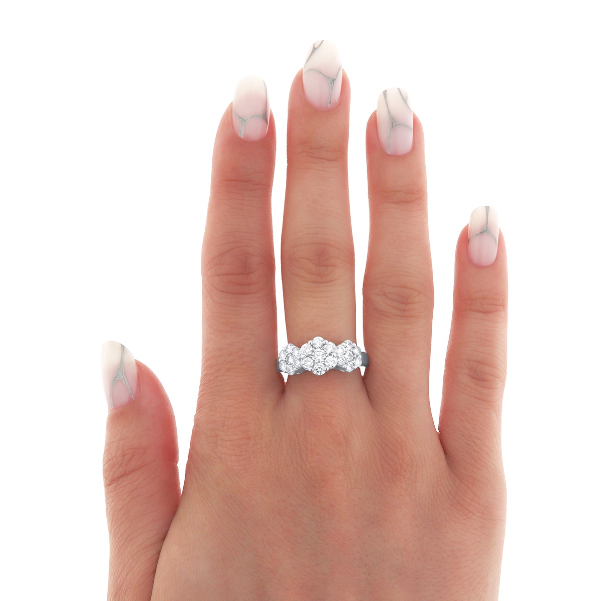 Inel din aur de 18k cu diamante naturale de 1.53 ct - 3 | YEO