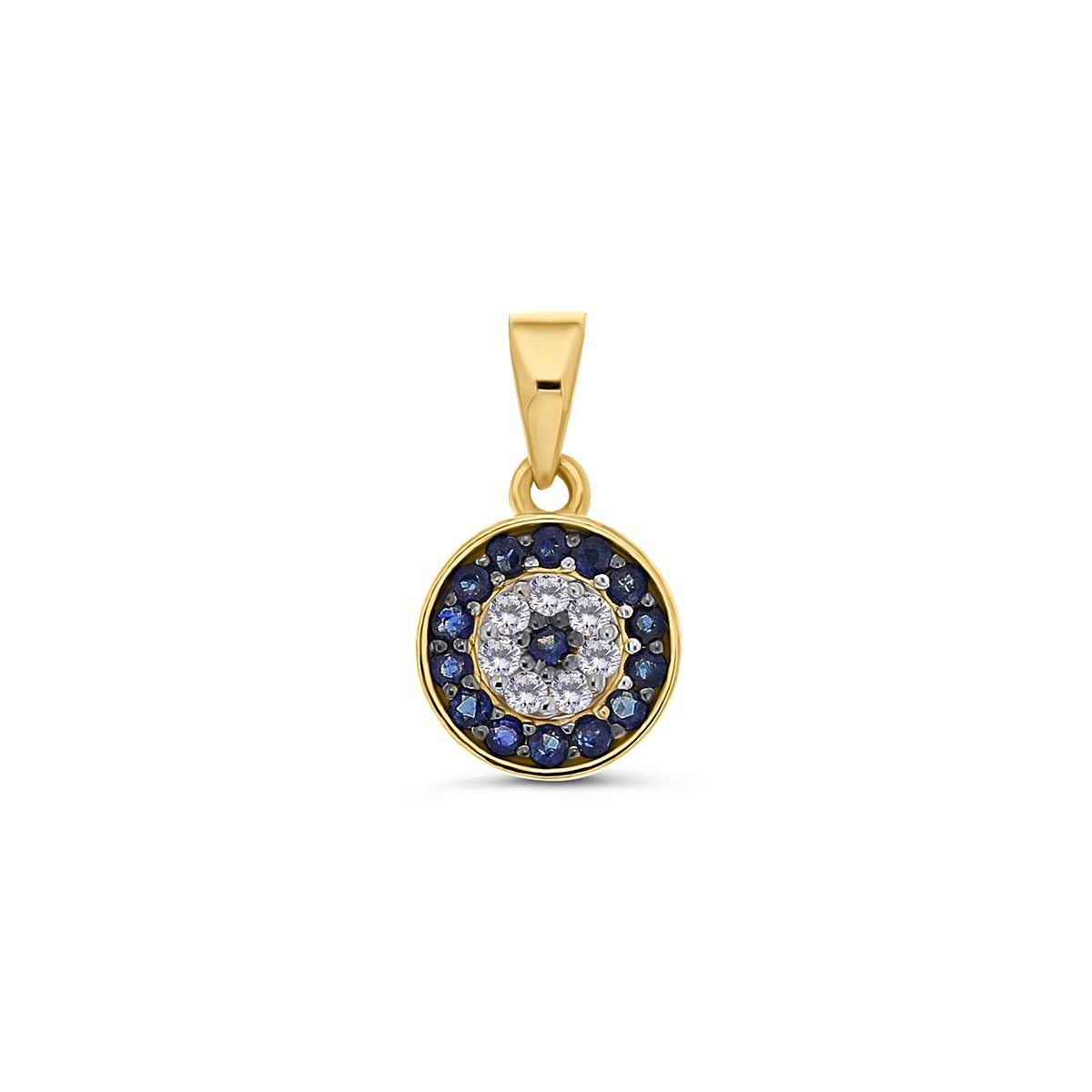 Set din aur de 18k cu safire naturale de 0.75 ct si diamante naturale de 3.25 ct - 1 | YEO