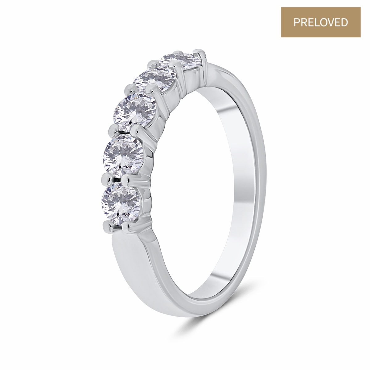 Inel din aur de 14k cu diamante naturale de 0.89 ct