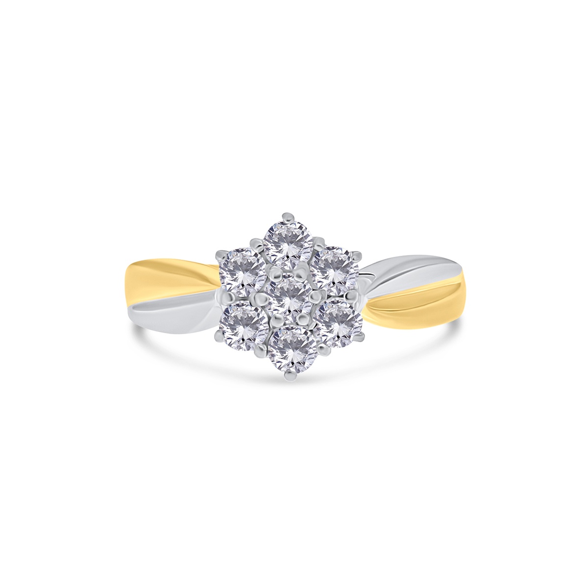 Inel din aur de 18k cu diamante naturale de 0.43 ct - 2 | YEO
