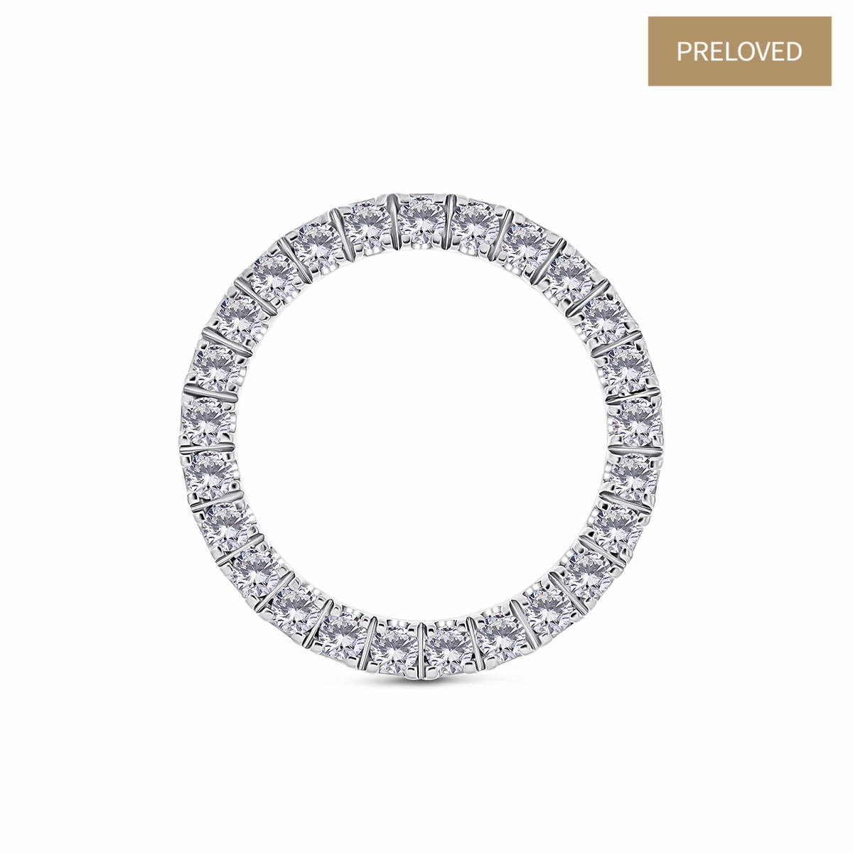 Pandantiv din aur de 14k cu diamante naturale de 1.83 ct