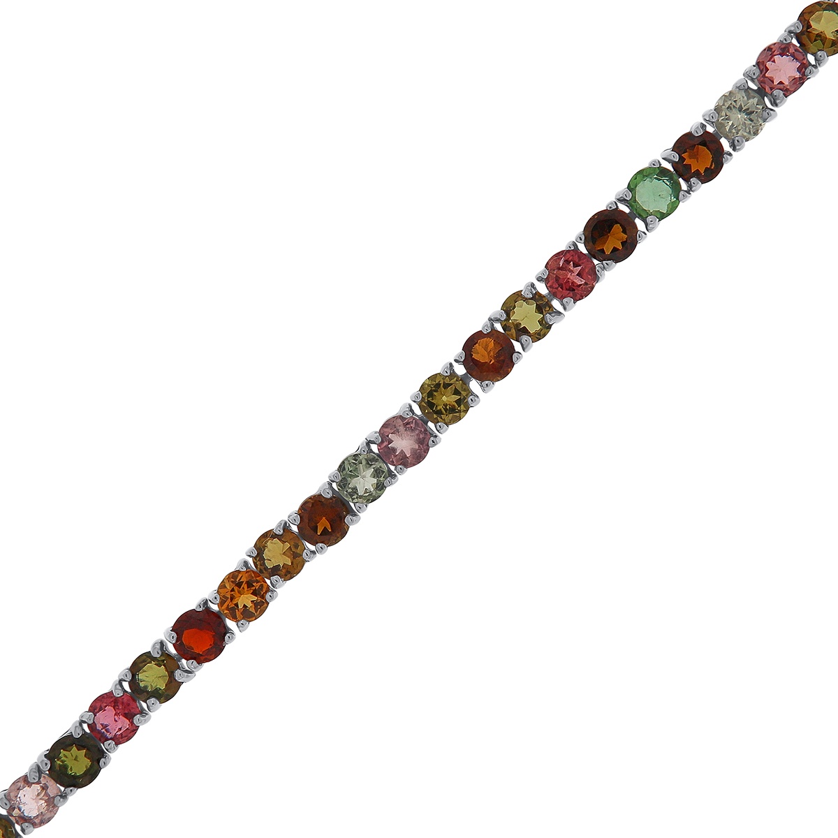 Bratara din argint cu turmaline multicolore - 2 | YEO