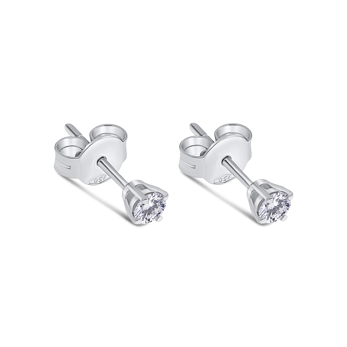 Cercei din aur de 18k cu diamante naturale de 0.23 ct - 1 | YEO