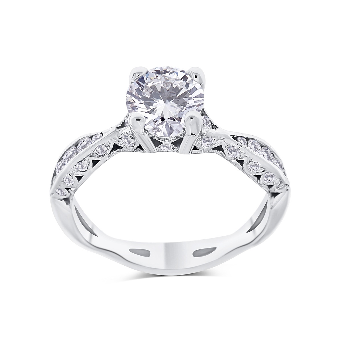 Inel din aur cu diamante naturale de 1.50 ct și 0.38 ct, semnat Tacori - 1 | YEO