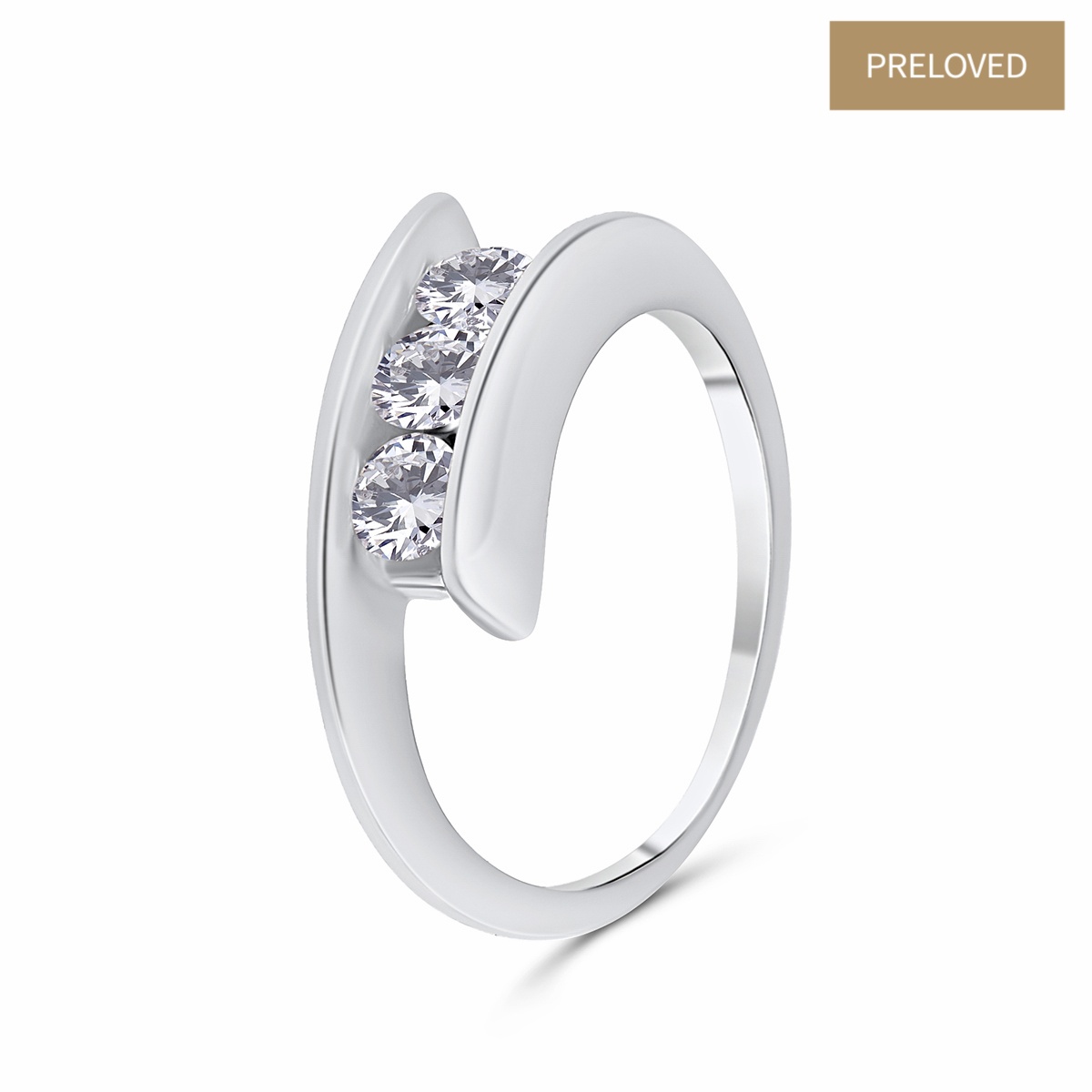 Inel din aur de 18k cu diamante naturale de 0.50 ct