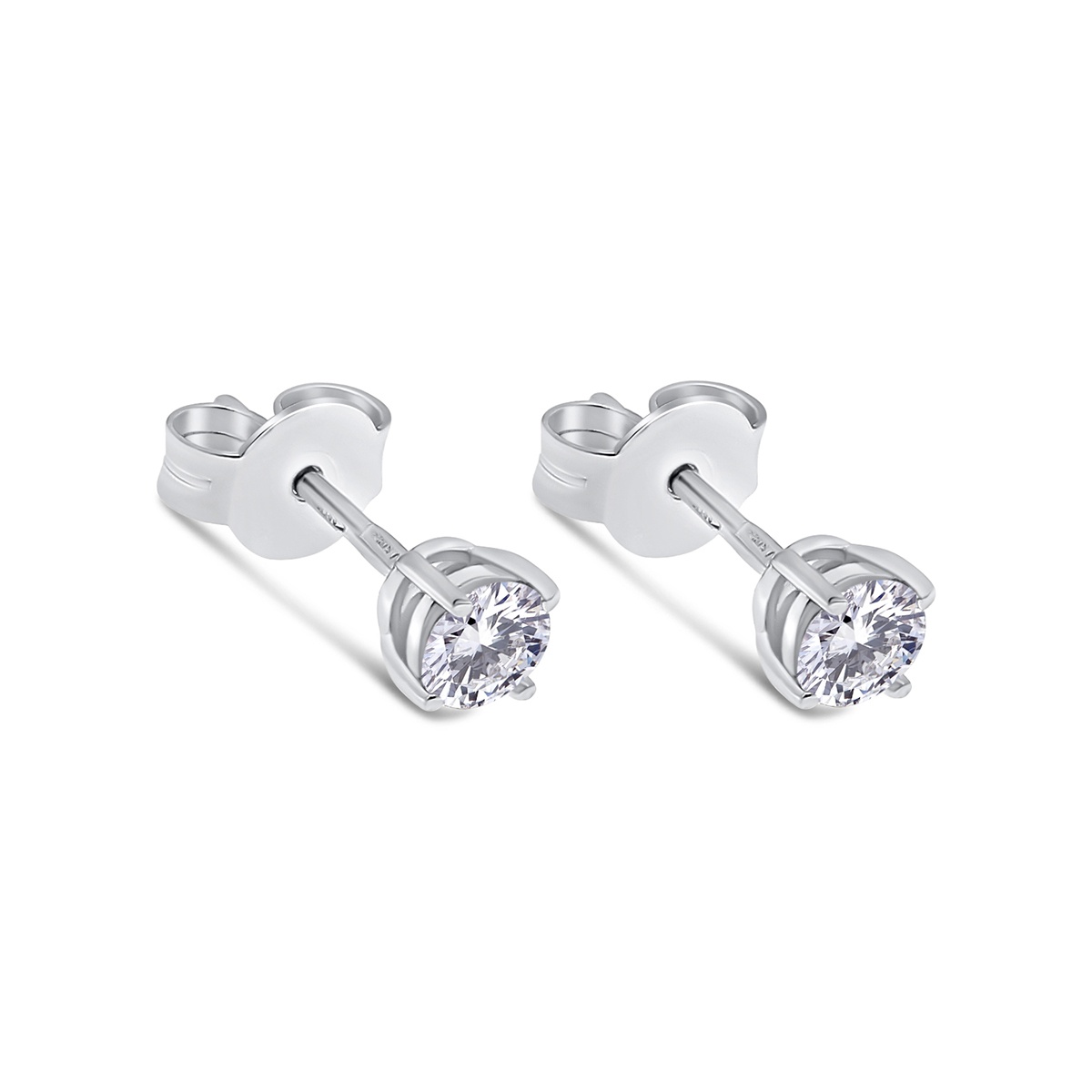 Cercei din aur de 18k cu diamante naturale de 0.48 ct - 1 | YEO
