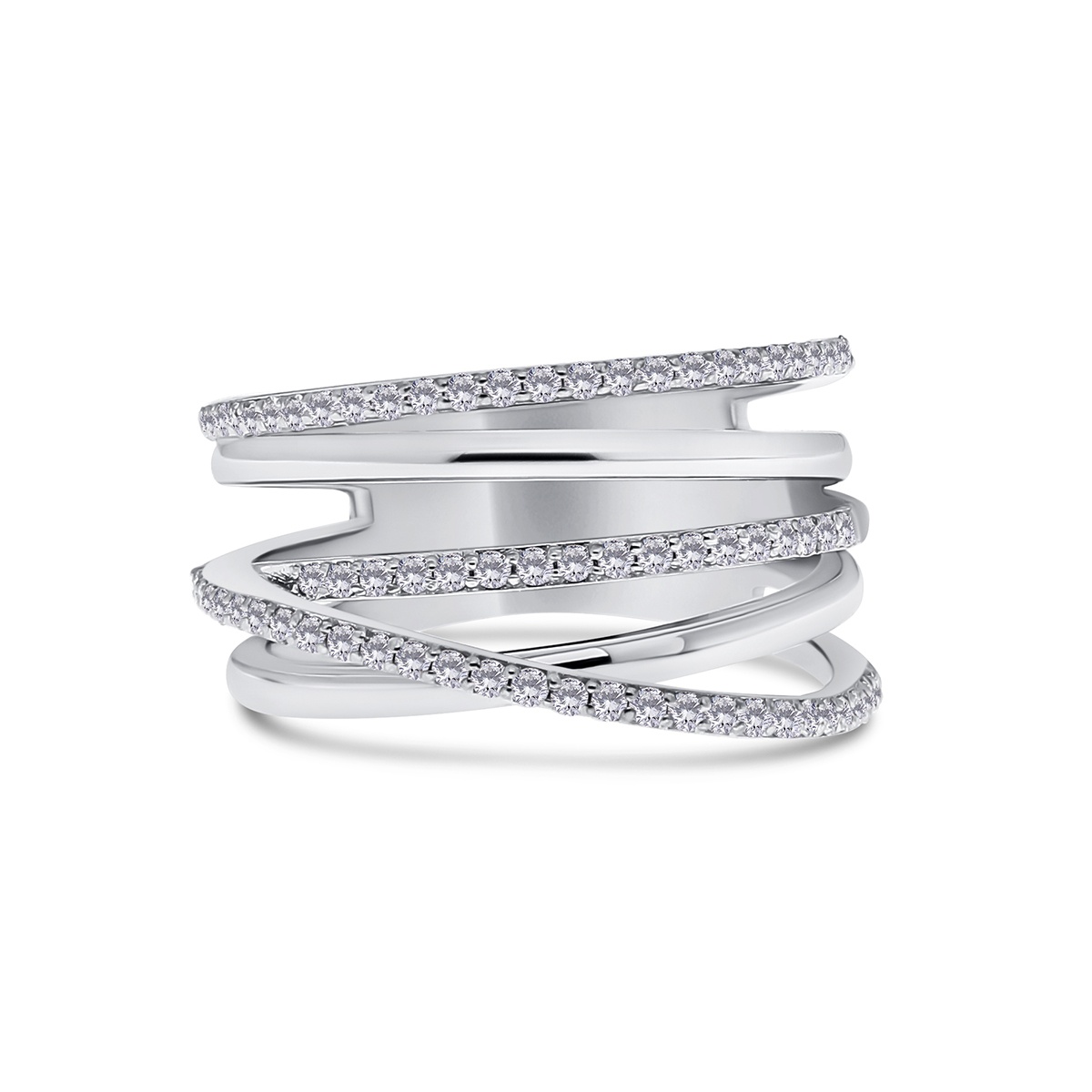 Inel din aur de 18k cu diamante naturale de 0.43 ct - 1 | YEO