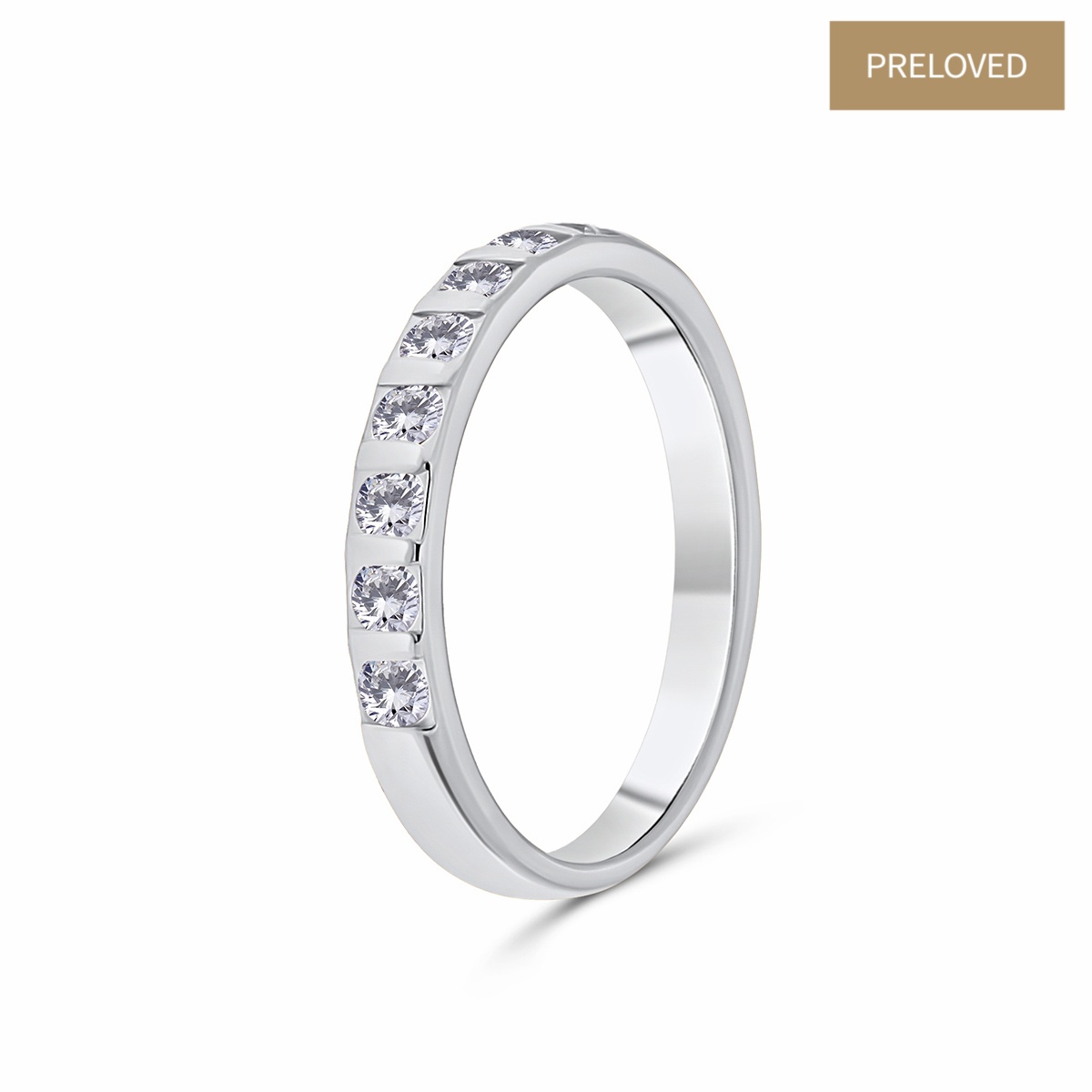 Inel din aur de 18k cu diamante naturale de 0.45 ct