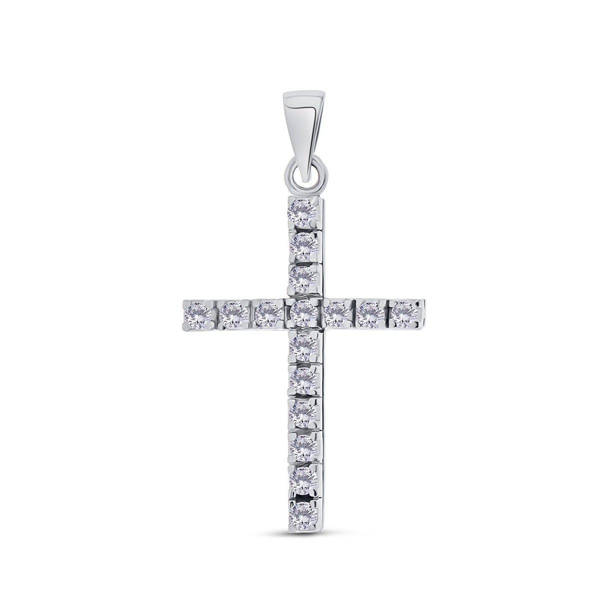 Pandantiv din aur de 18k cu diamante naturale de 0.44 ct