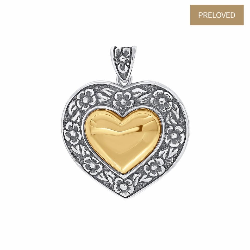 Pandantiv James Avery din argint 925‰ și aur de 14k