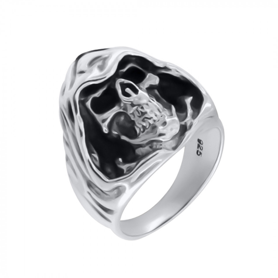 Inel din argint Skull