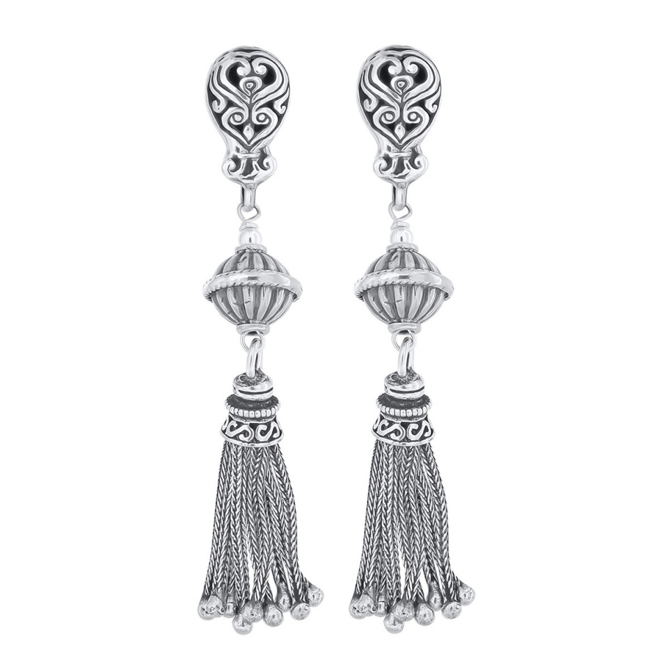 Cercei din argint candelabru