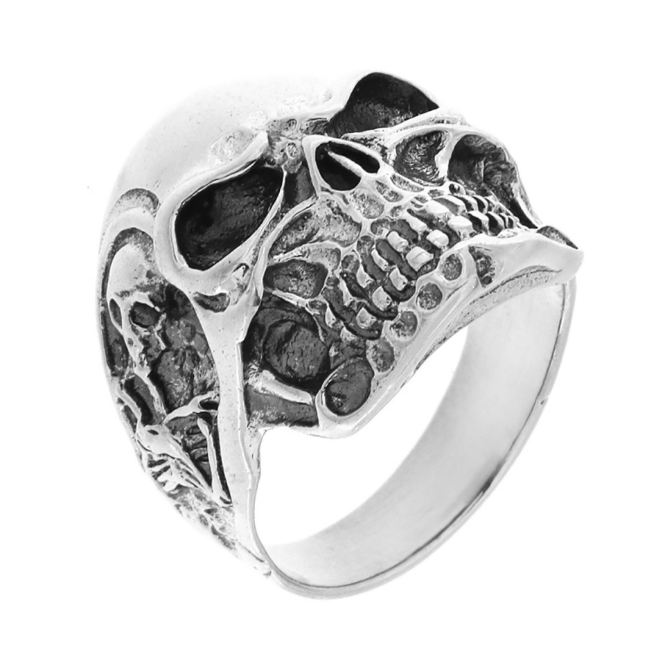 Inel din argint Skull