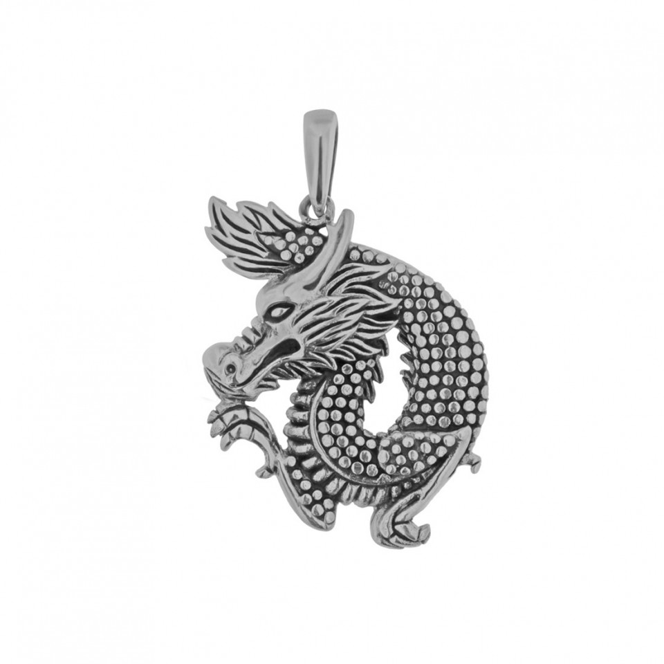Pandantiv din argint - dragon