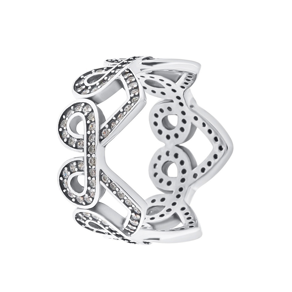 Inel din argint si cubic zirconia