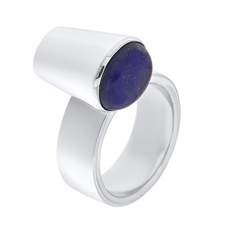 Inel din argint cu lapis lazuli