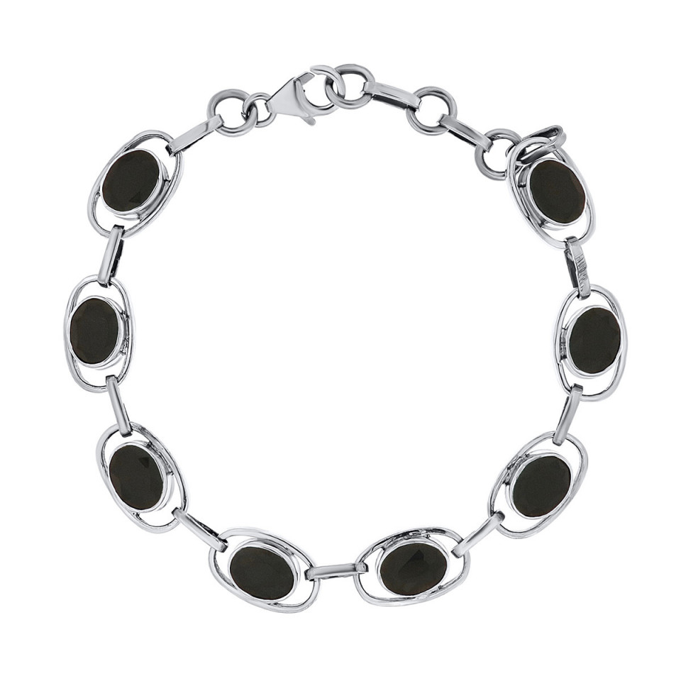 Brățară din argint cu onix