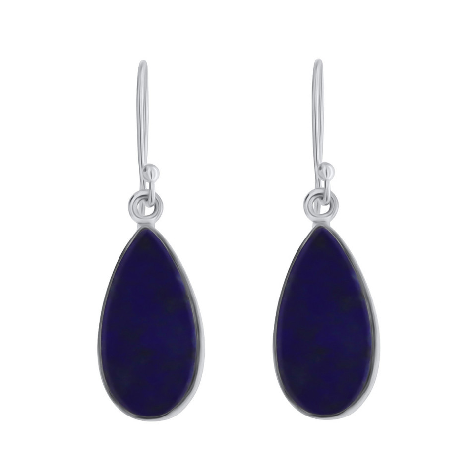 Cercei din argint cu lapis lazuli