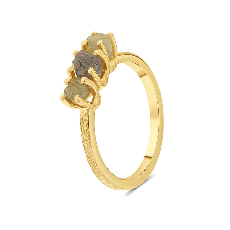 Inel din aur de 14k cu diamant natural de 1.48 ct