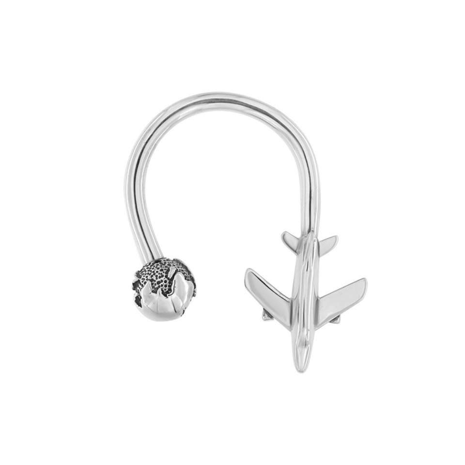 Breloc din argint avion