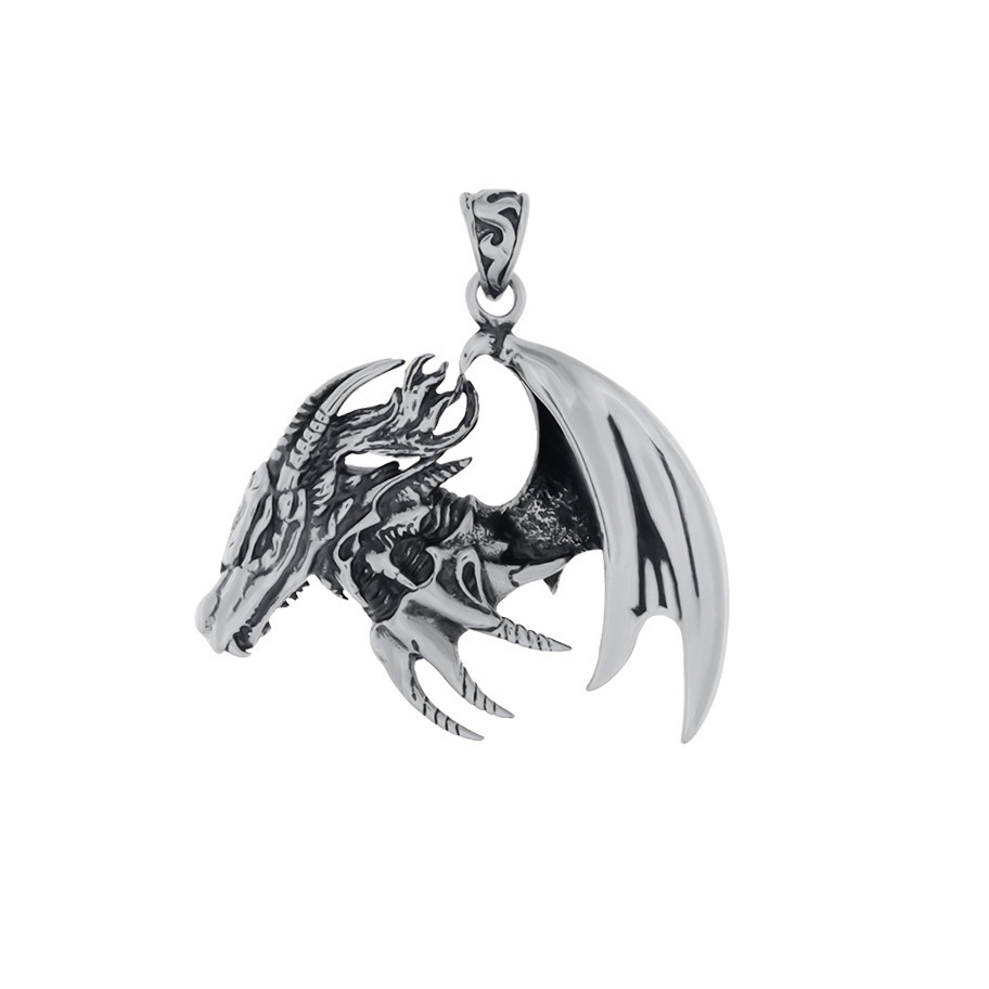 Pandantiv din argint dragon