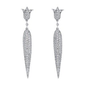 Cercei din argint cu CZ (Cubic Zirconia)