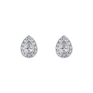 Cercei din argint cu CZ (Cubic Zirconia)