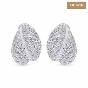 Cercei din aur de 18k cu diamante naturale de 9.50 ct