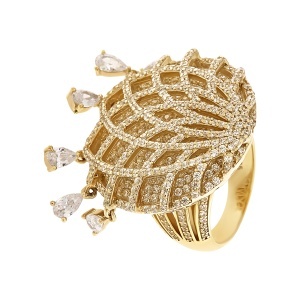 Inel din argint cu CZ (Cubic Zirconia)