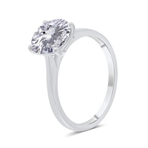 Inel din aur de 14k cu diamant de sinteză(LAB GROWN) de 2.05 ct