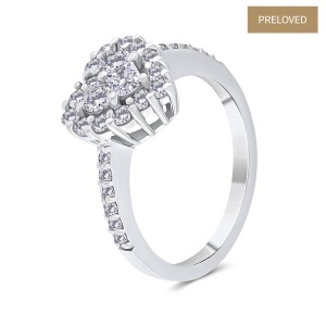 Inel din aur de 14k cu diamante naturale de 0.90 ct