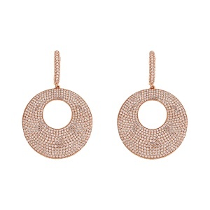Cercei din argint cu CZ (Cubic Zirconia)