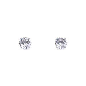Cercei din aur de 18k cu diamante naturale de 0.40 ct