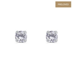 Cercei din aur de 18k cu diamante naturale de 0.57 ct