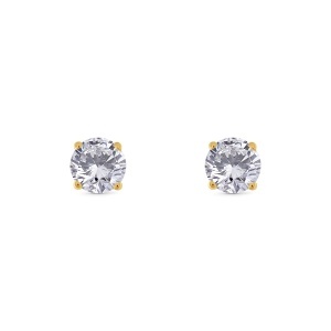 Cercei din aur de 18k cu diamante naturale de 1.00 ct