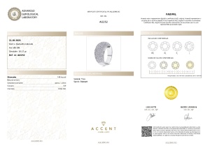 Certificat Gemologic Agl Inel Tous din aur de 18k cu diamante naturale de 1.40 ct AI2252