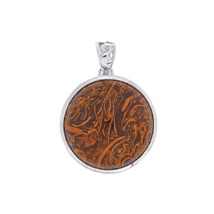 Pandantiv din argint cu jasp