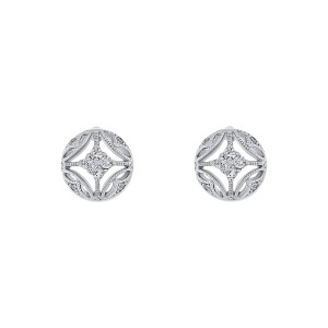 Cercei din argint cu CZ (Cubic Zirconia)