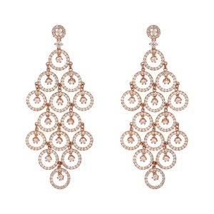 Cercei din argint cu CZ (Cubic Zirconia)