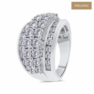 Inel din aur de 14K cu diamante naturale de 2.88 ct