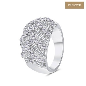Inel din aur de 18k cu diamante naturale de 2.52 ct